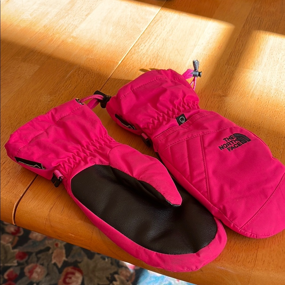 The North Face Pink Youth Mittens